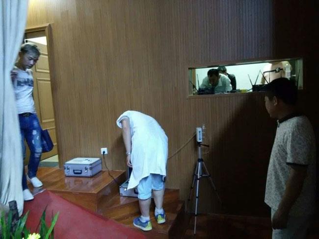 徐州某演出館檢測現場