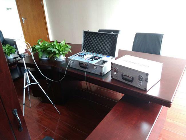 8月5日徐州某市局局長和三位副局長辦公室檢測現(xiàn)場