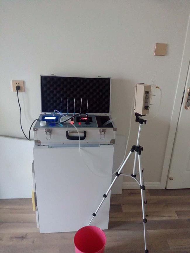 8月8日香榭蘭庭朱女士檢測現(xiàn)場