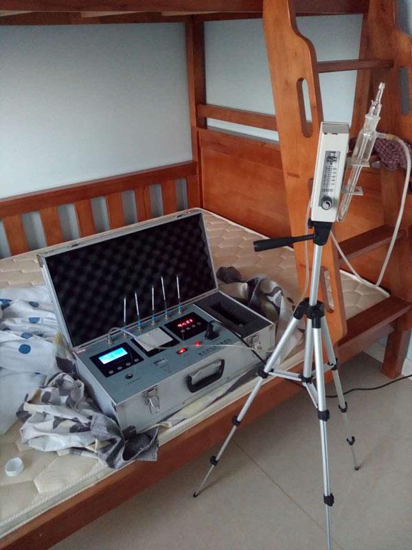 10月4日紫金東郡檢測現(xiàn)場