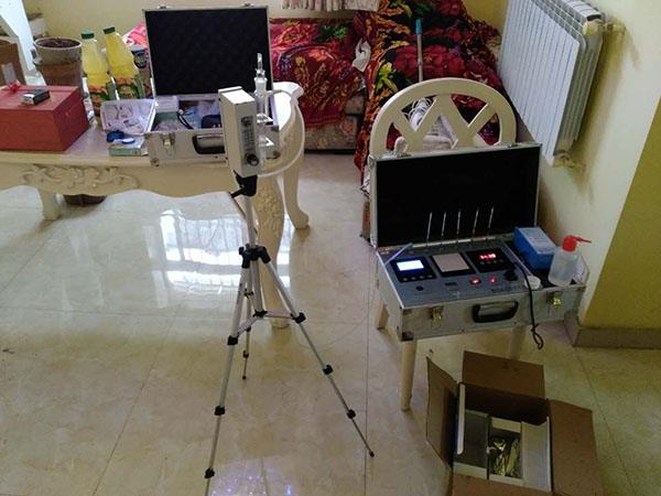 11月13日濱河花園吳先生檢測現(xiàn)場