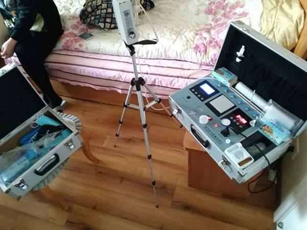 11月30日和平上東王先生檢測(cè)現(xiàn)場(chǎng)