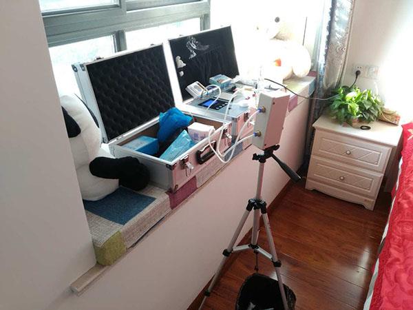 12月2日和平上東顧先生檢測(cè)現(xiàn)場(chǎng)