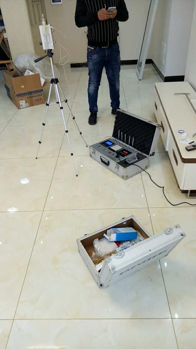 2017年4月11日提香灣趙先生愛居三室一廳檢測現(xiàn)場