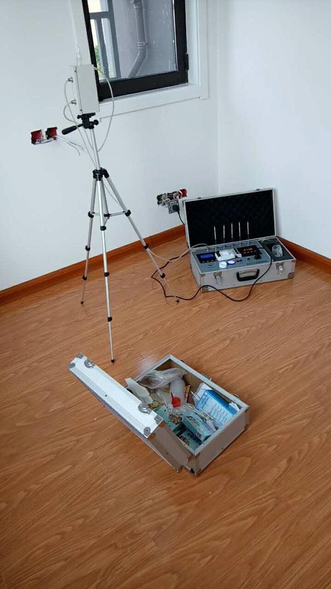 2017年4月14日菁華逸景孫先生新居檢測現(xiàn)場