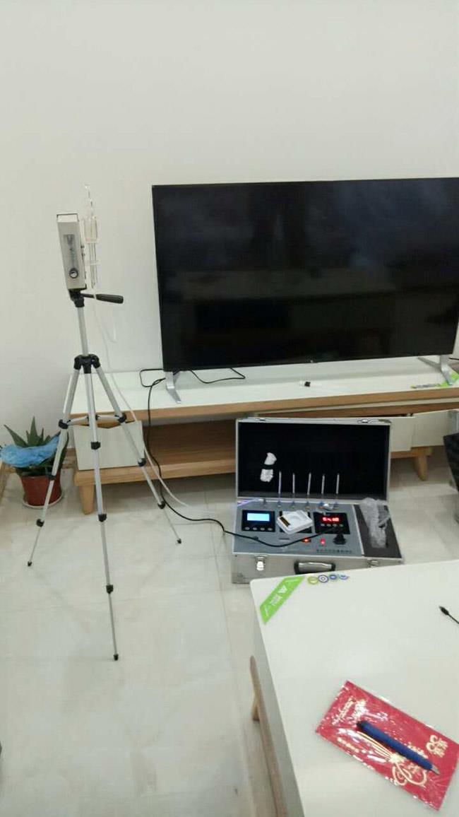 2017年4月24日奧鈴花園有害氣體檢測現(xiàn)場