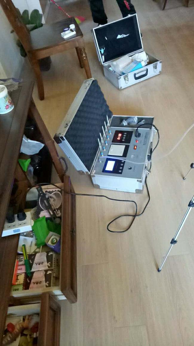 2017年4月29日萬科淮海天地魯先生檢測現(xiàn)場