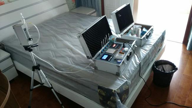 2017年7月3日潤金城二期御園檢測現(xiàn)場