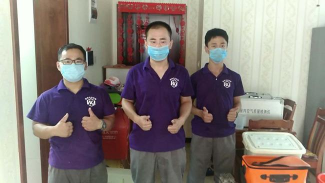 2017年7月22日至23日鑫苑景城除甲醛施工現(xiàn)場(chǎng)