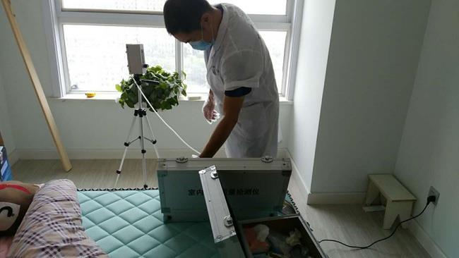 2017年7月28日香榭蘭亭檢測(cè)現(xiàn)場(chǎng)