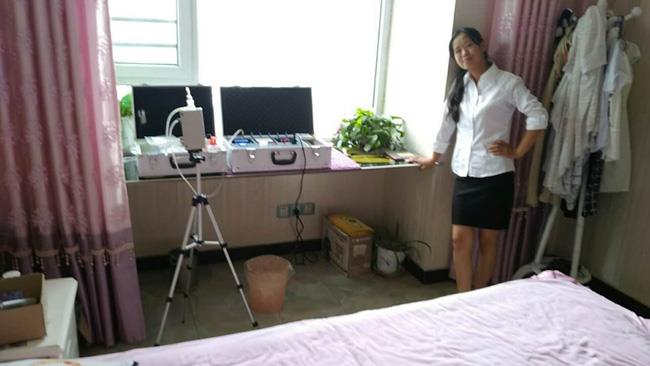 2017年7月28日中茵龍湖國(guó)際董女士檢測(cè)現(xiàn)場(chǎng)