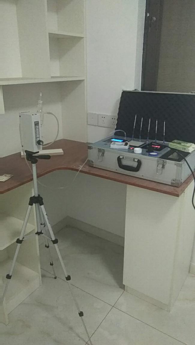 2017年8月10日和平上東檢測(cè)現(xiàn)場(chǎng)