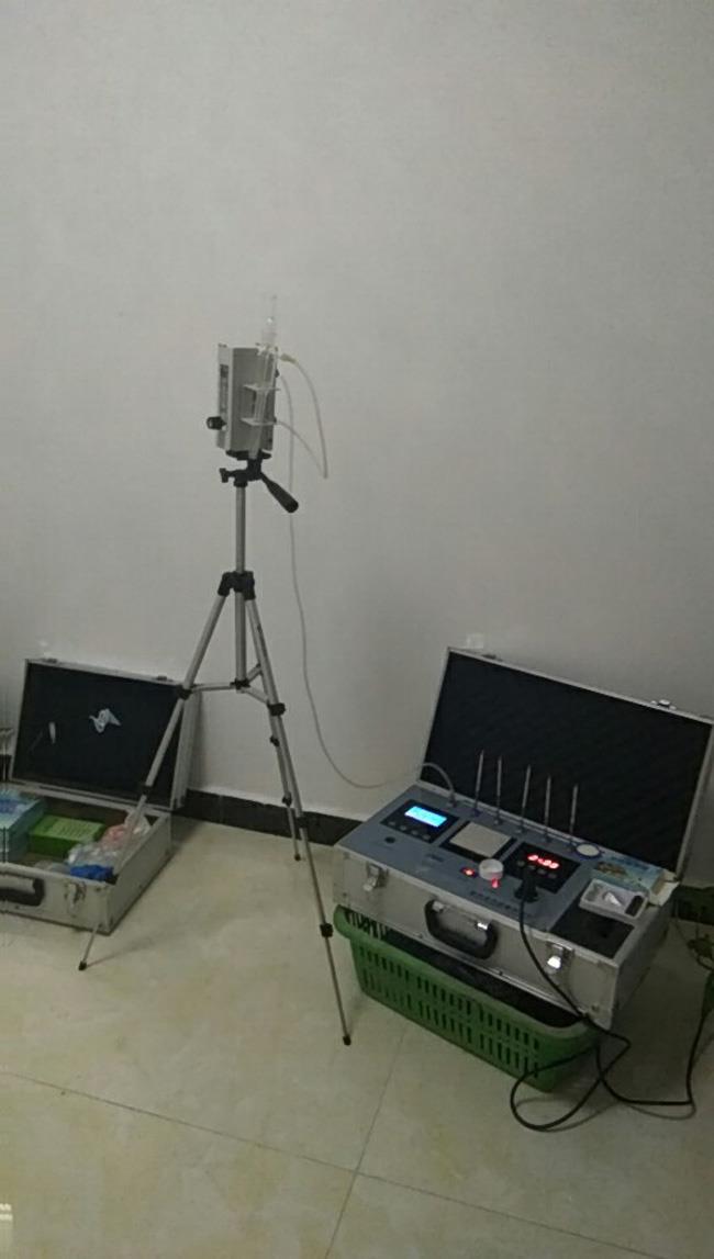 2017年8月20日黃山小區(qū)檢測(cè)現(xiàn)場(chǎng)