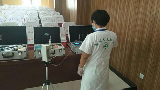 2017年8月20日徐州工業(yè)學(xué)校檢測(cè)現(xiàn)場(chǎng)