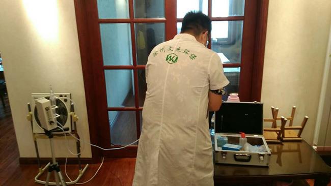 2017年8月23日建國(guó)西路檢測(cè)現(xiàn)場(chǎng)