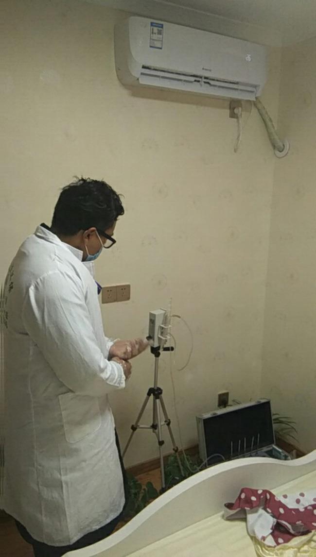 綠地商務(wù)城采樣檢測現(xiàn)場